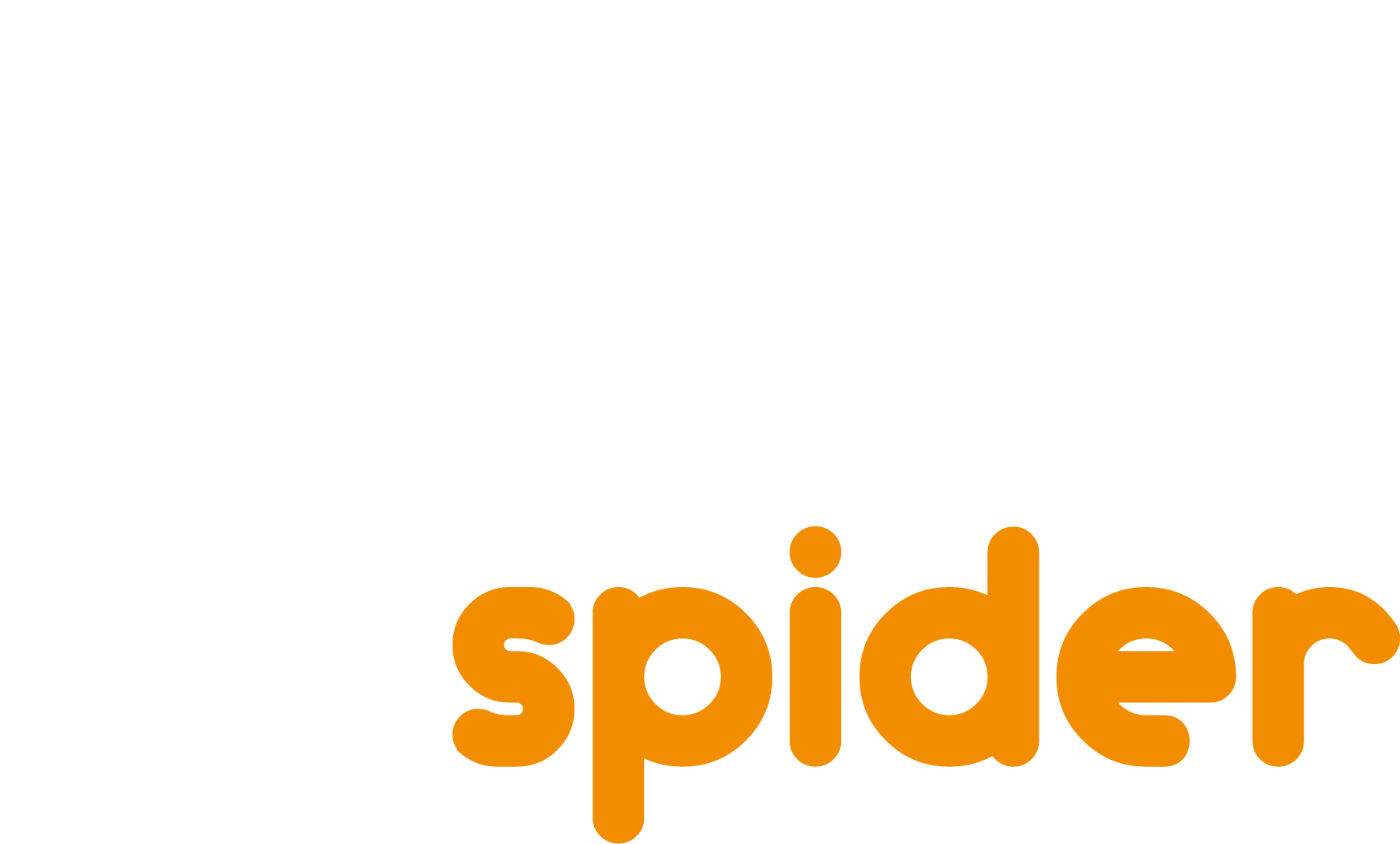 Gospider Logo Białe